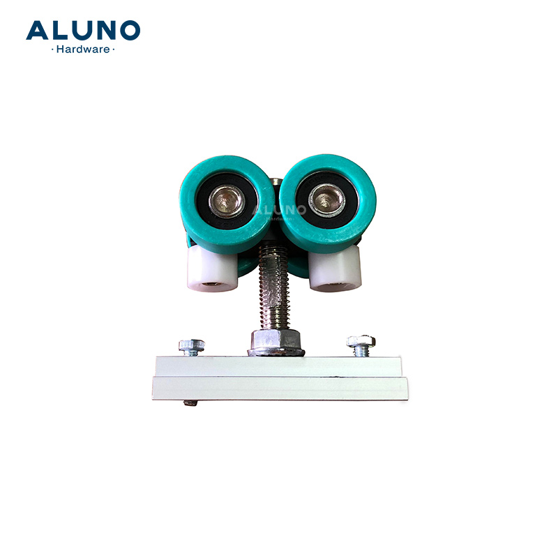 Luxury Glass Partition Folding Door Frameless Glass Door Hardware Aluminum Pulley Scroll Wheel Sliding Door Roller