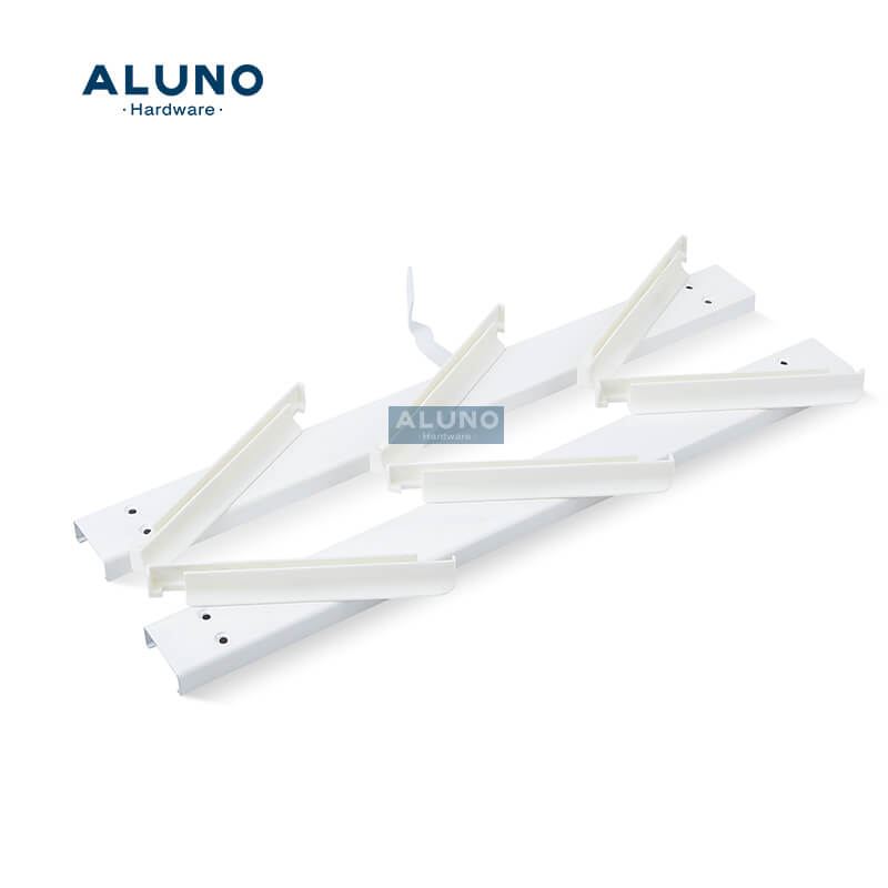 ALUNO Manufacturer Metal Bracket Jalousie Louver Aluminum Window Louvred Shutter Frame for Pergola