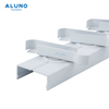 Aluminium Ventilation Accessories Blades Plastic Shutter Louvre Bracket Aluminum Window Frame for Canopy